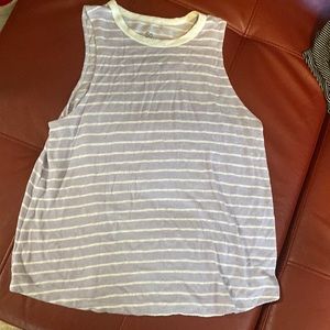 Purple striped Tank top